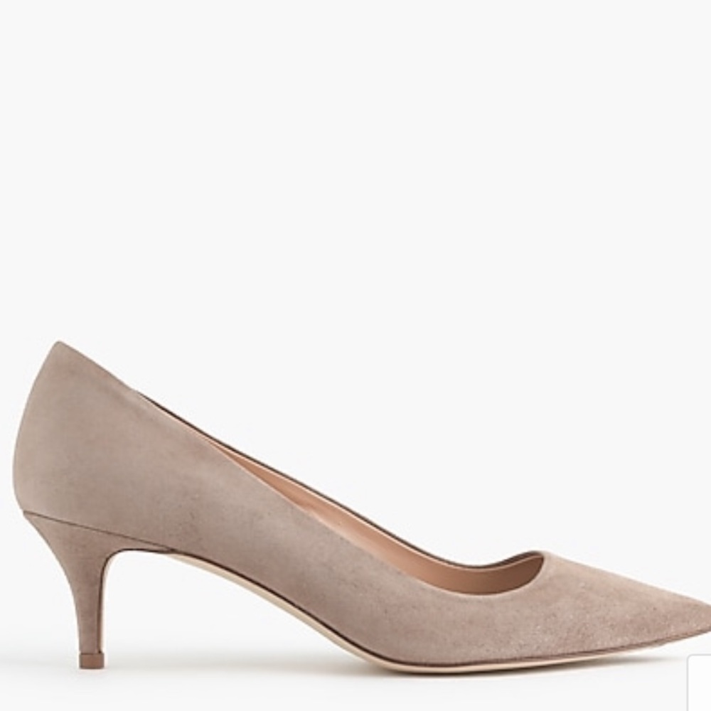 J. Crew Dulci Suede Kitten Heels